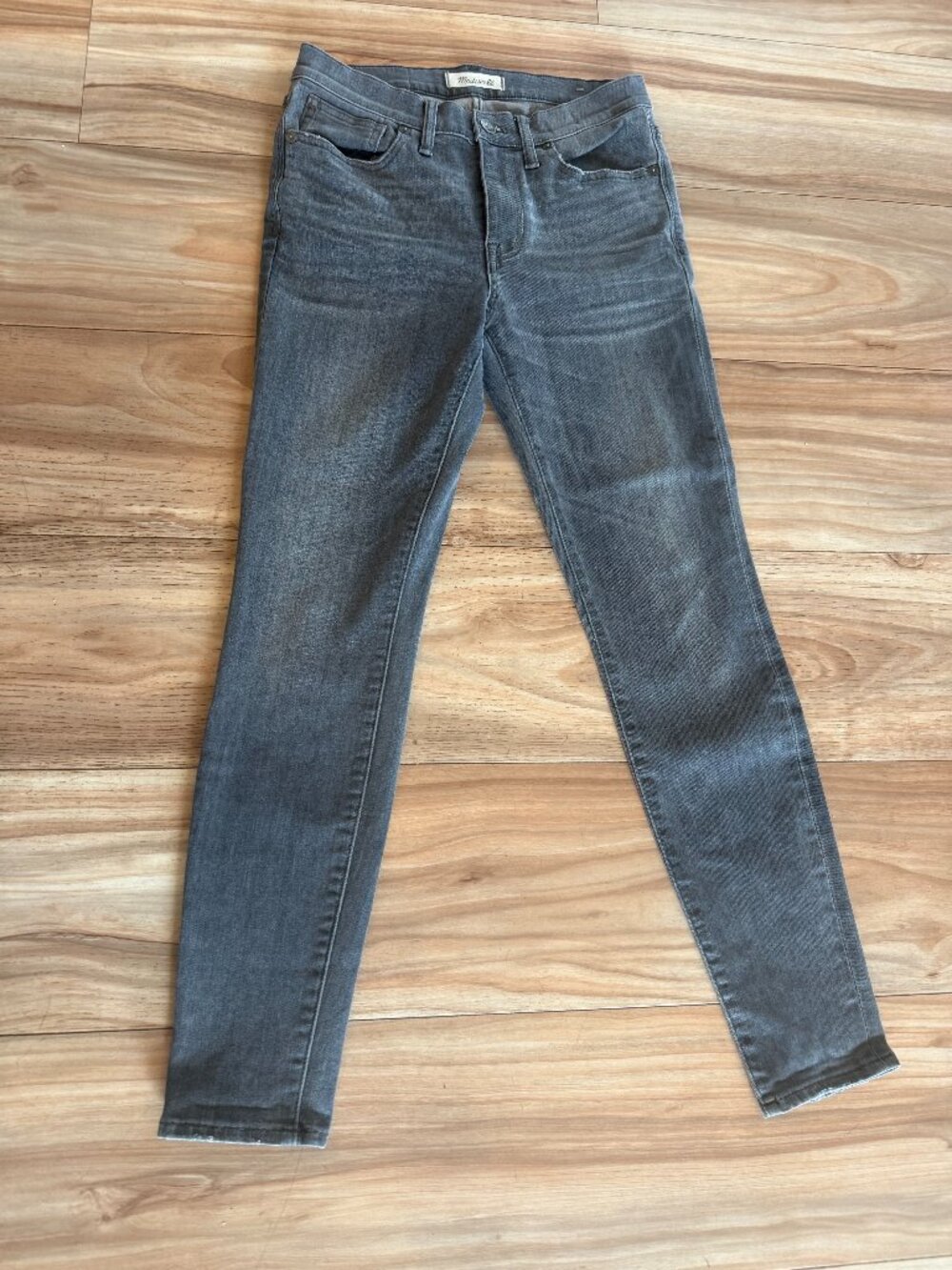 🩶 Madewell Gray 9” High-Rise Skinny Jeans | Size 27